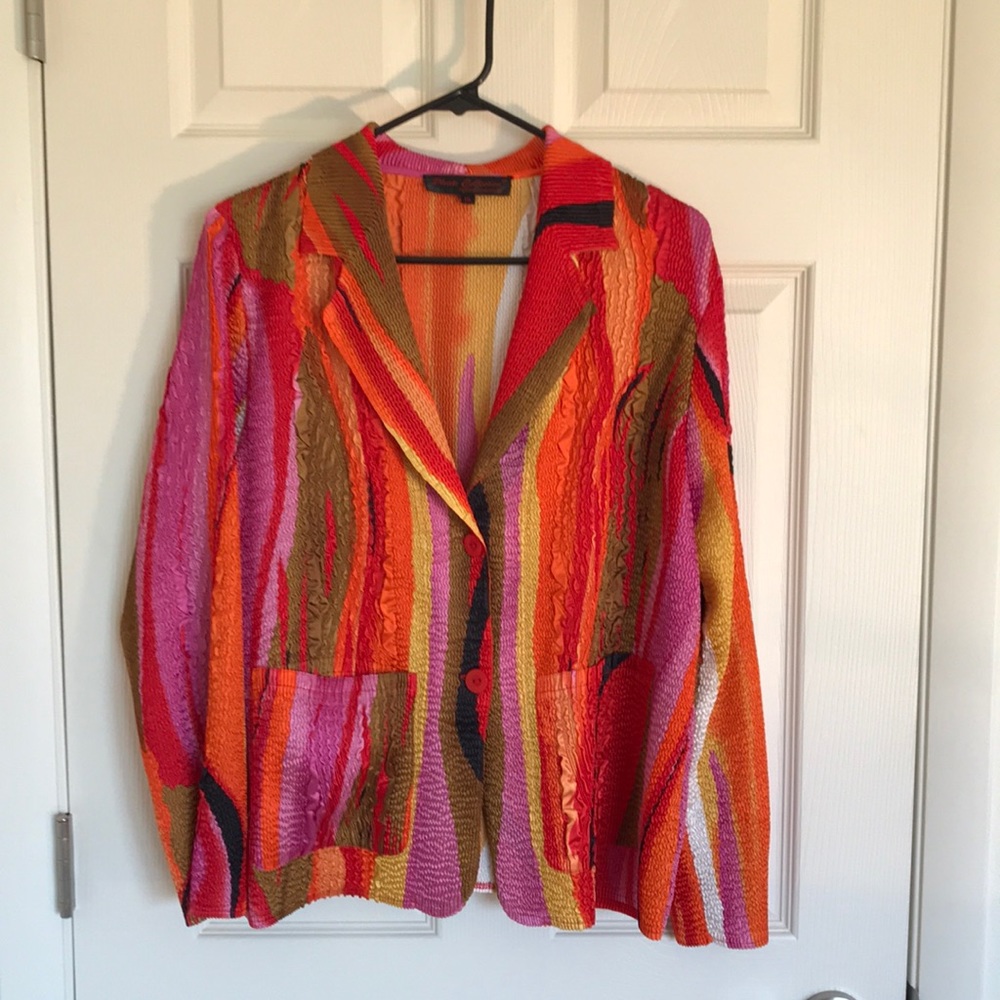 Colorful light weight blazer Size XL